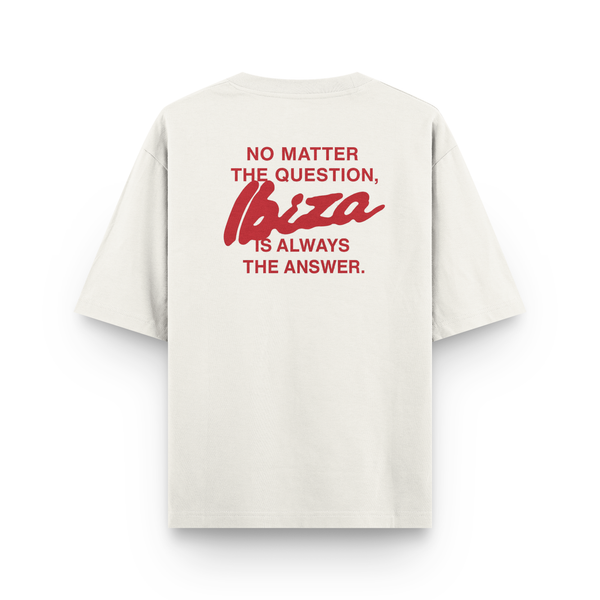 Oversized ''Ibiza'' Off White