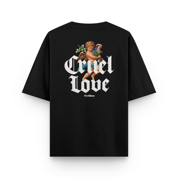 Oversized ''Cruel Love'' Preta