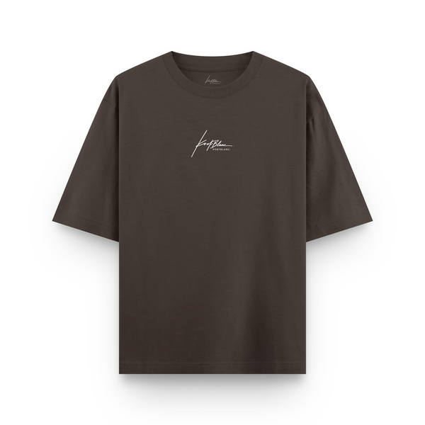 Oversized ''Signature'' Marrom
