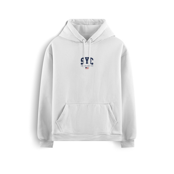 Blusa Moletom ''SYC" Branca