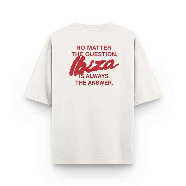 Oversized ''Ibiza'' Off White