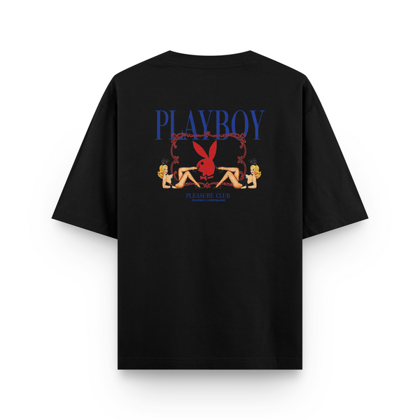 Oversized ''Playboy'' Preta