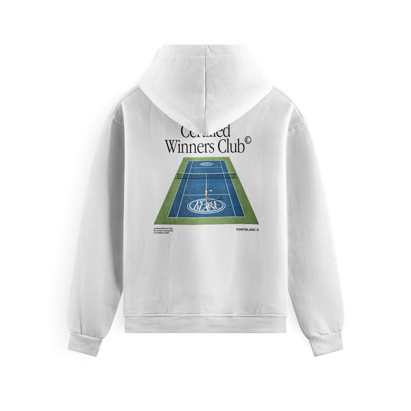 Blusa Moletom ''WINNERS" Branca