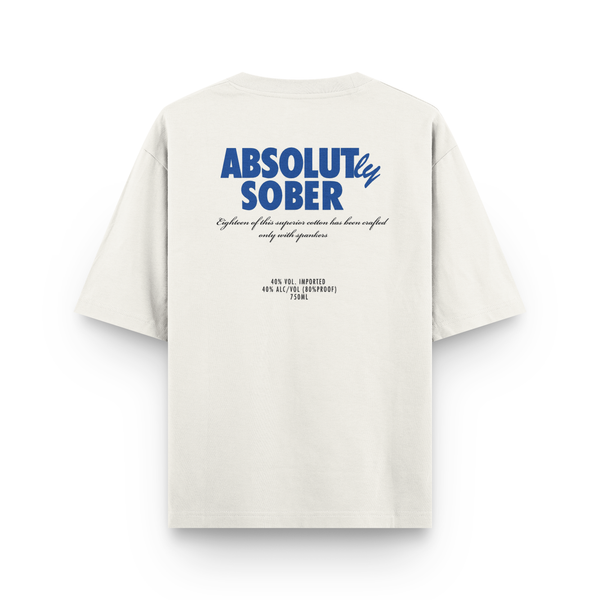 Oversized ''Absolut'' Off White