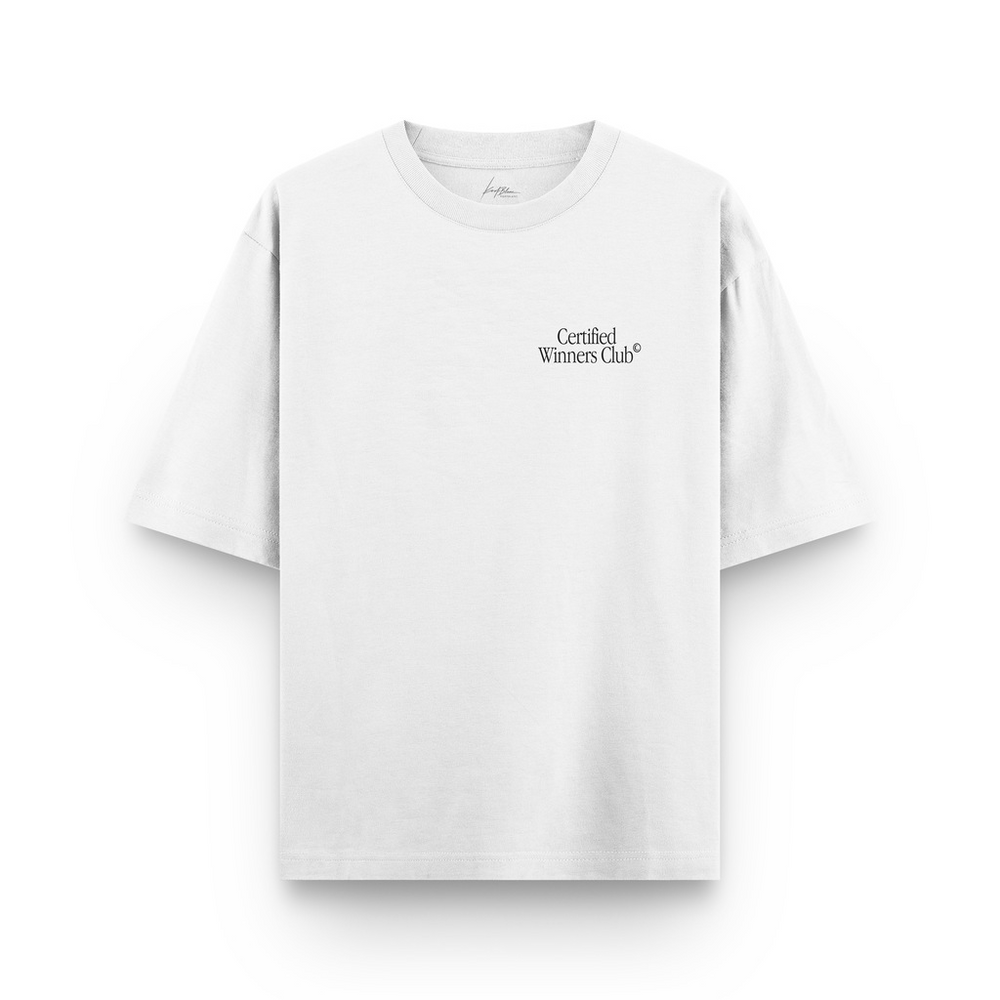 Oversized ''Winners'' Branco
