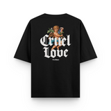 Oversized ''Cruel Love'' Preta