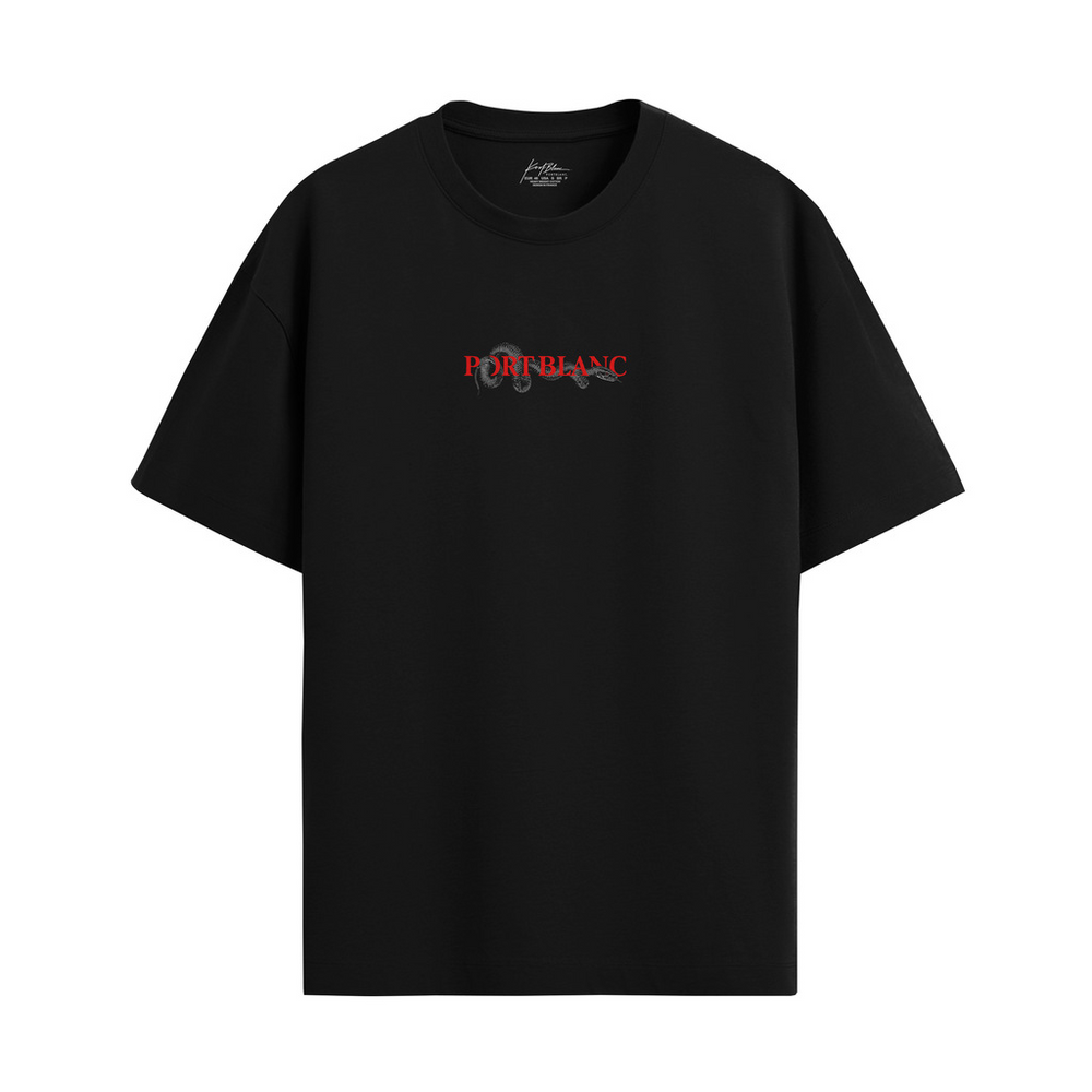 CAMISETA ''SNAKE'' PRETA