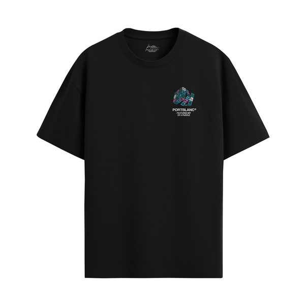 CAMISETA ''CUBE'' PRETA