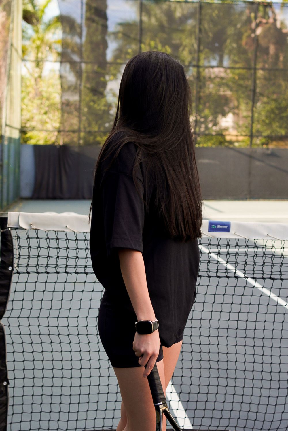 Oversized ''Black Drop'' Preto