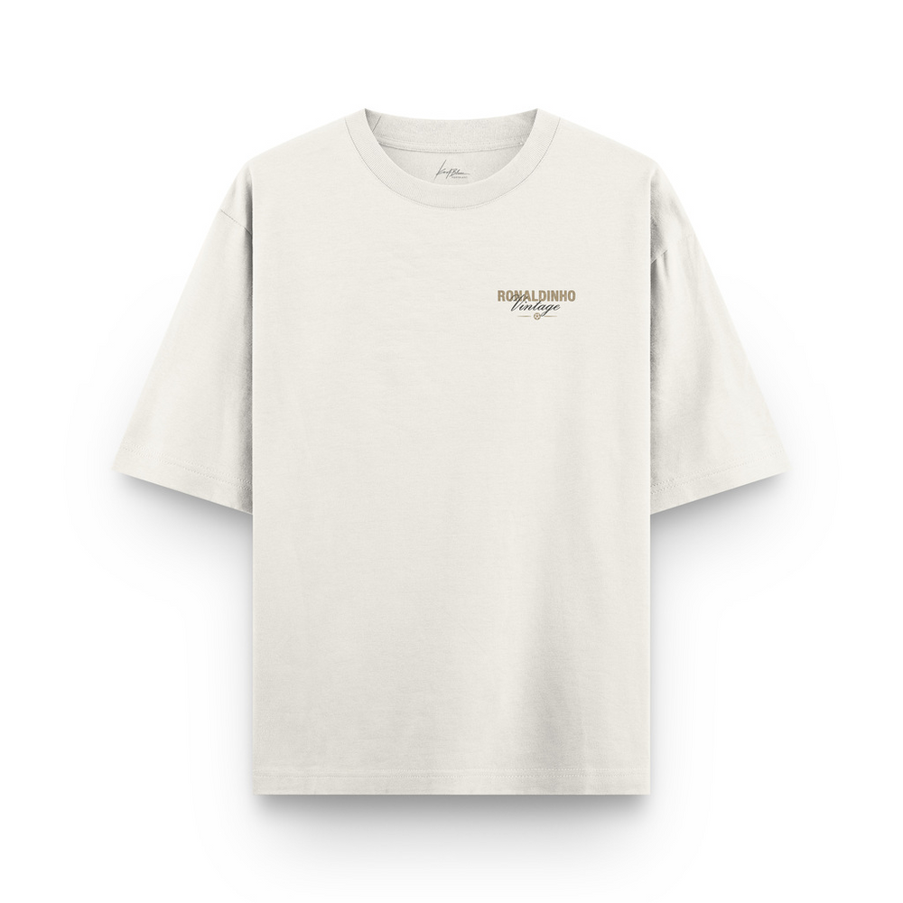 Oversized ''Signature R10'' Off White
