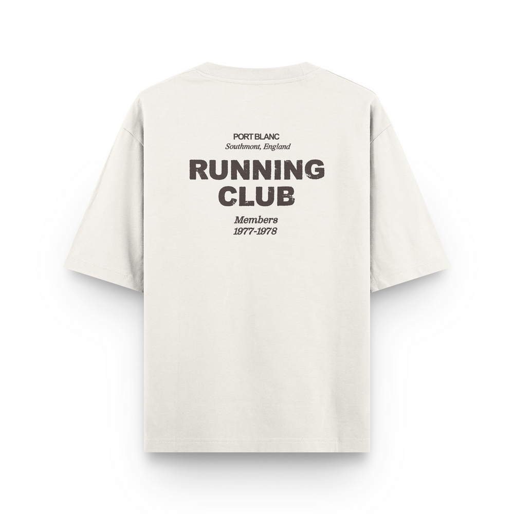 Oversized ''Running'' Off White