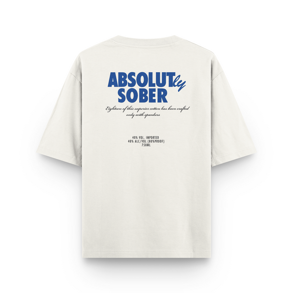 Oversized ''Absolut'' Off White