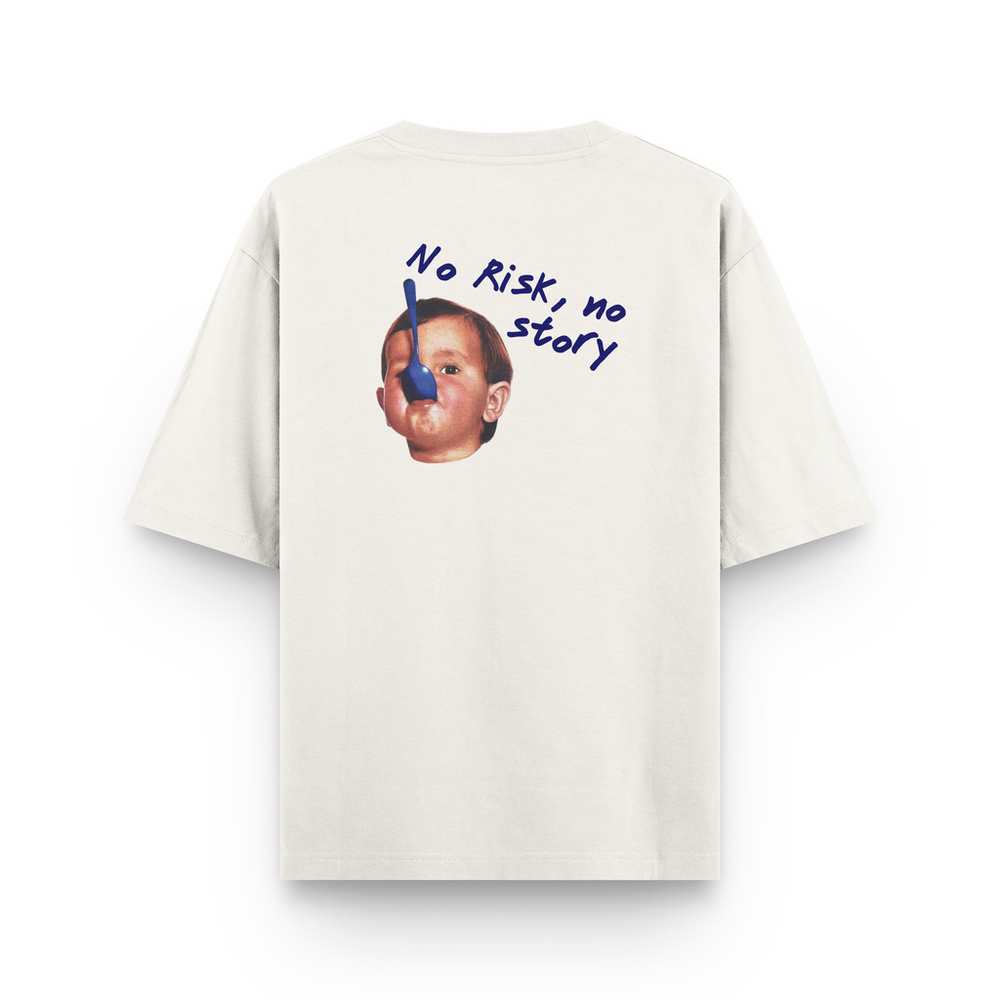 Oversized ''No baby'' Off White