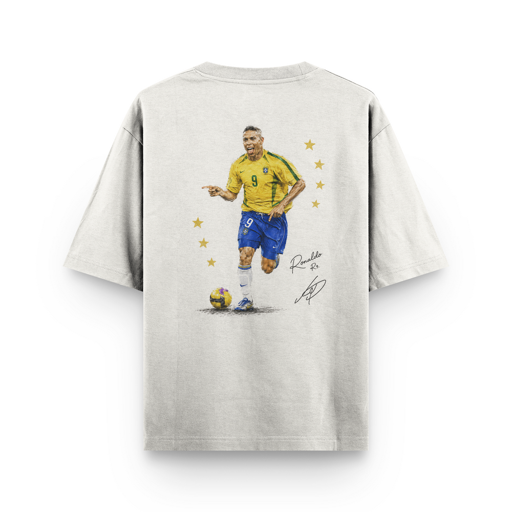 Oversized ''Signature R9'' Off White