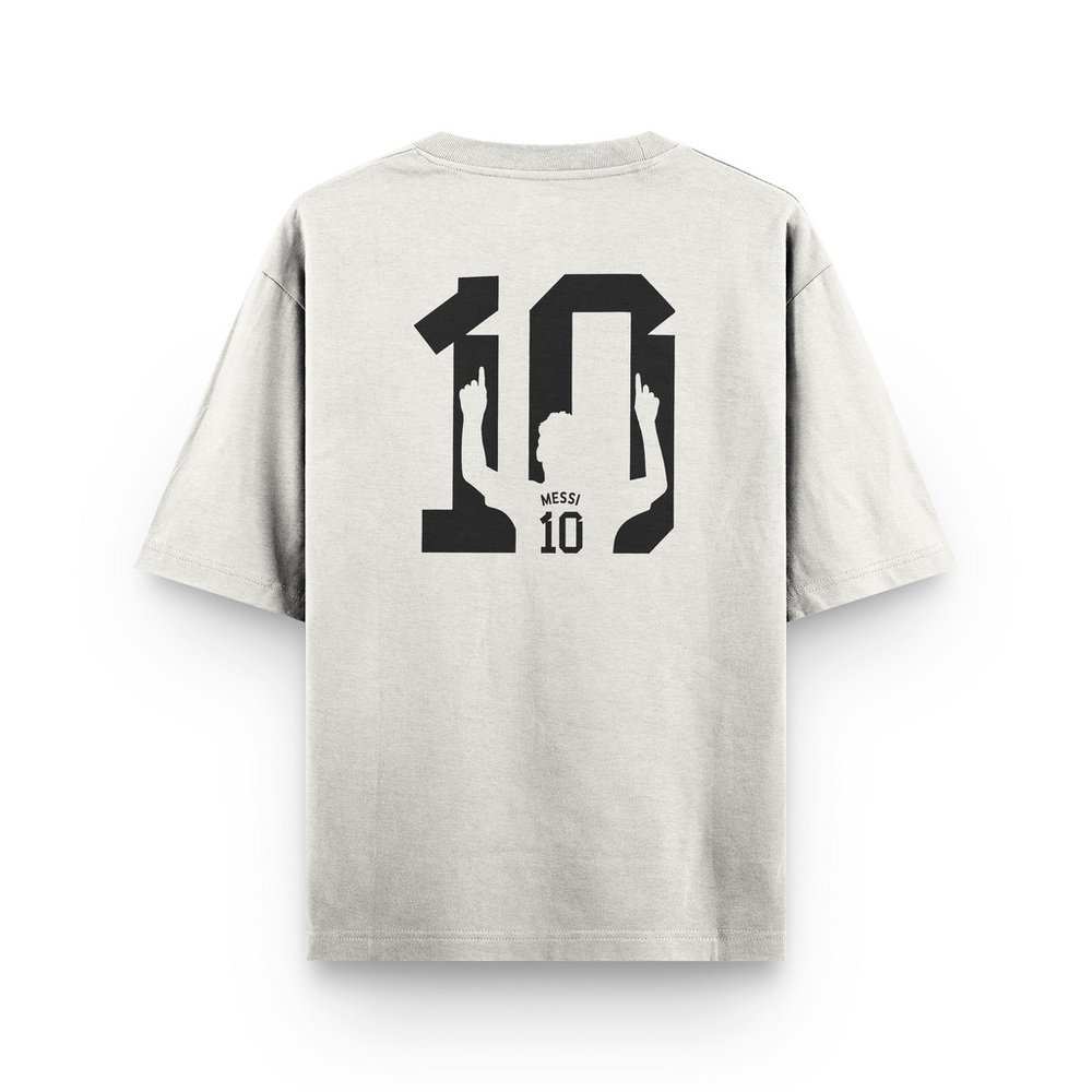 Oversized ''Iconic 10'' Off White