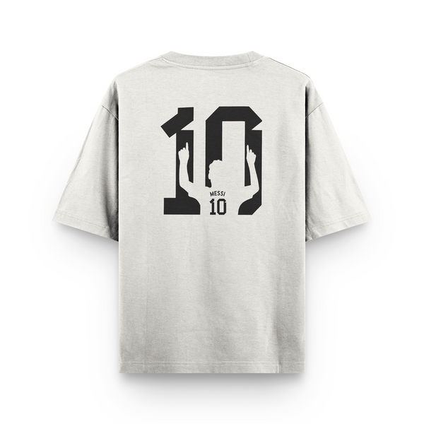Oversized ''Iconic 10'' Off White