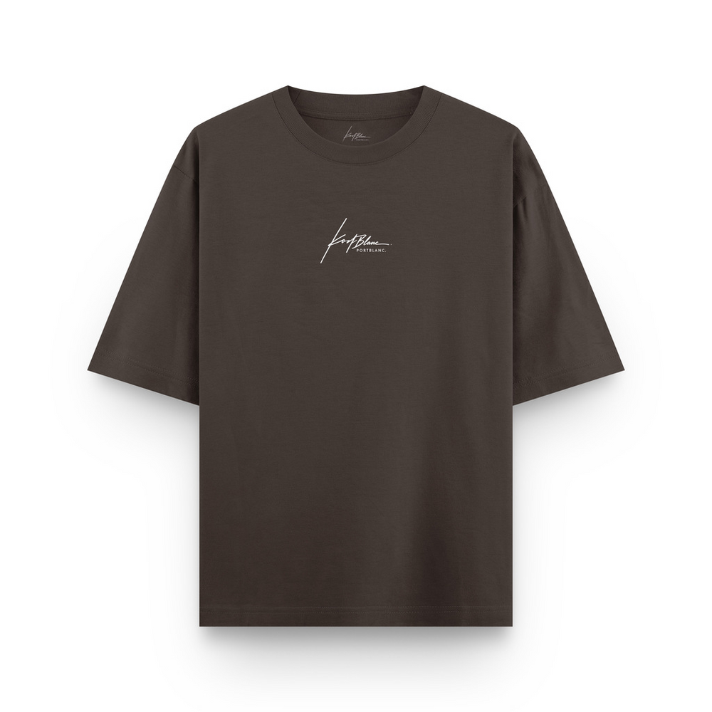 Oversized ''Signature'' Marrom