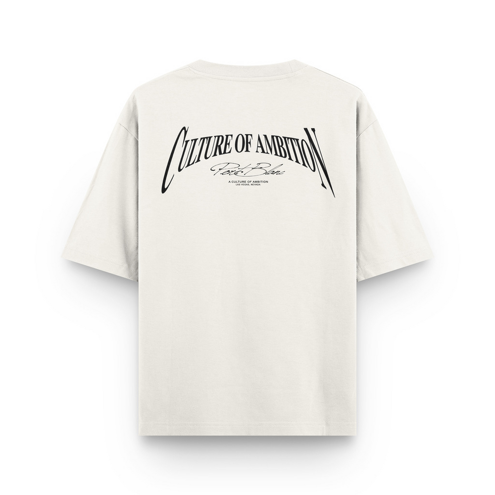 Oversized ''Ambition'' Off White