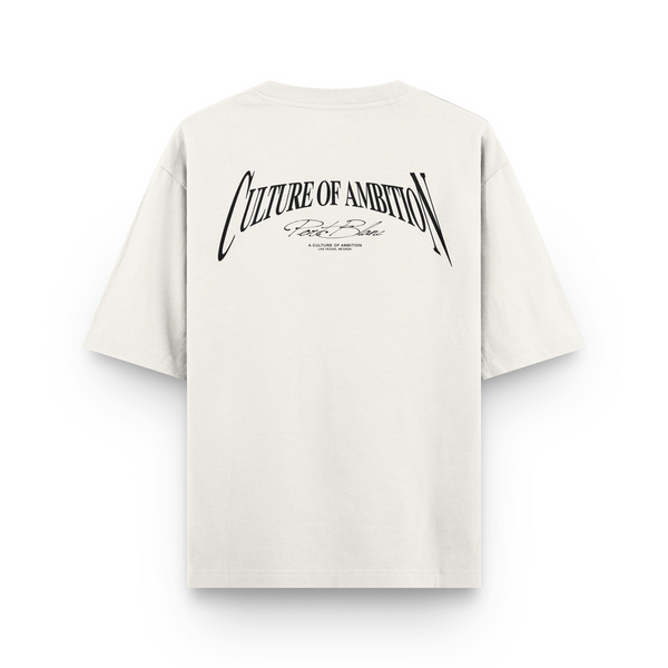 Oversized ''Ambition'' Off White