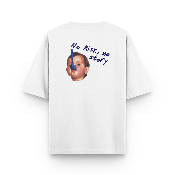 Oversized ''No baby'' Branco
