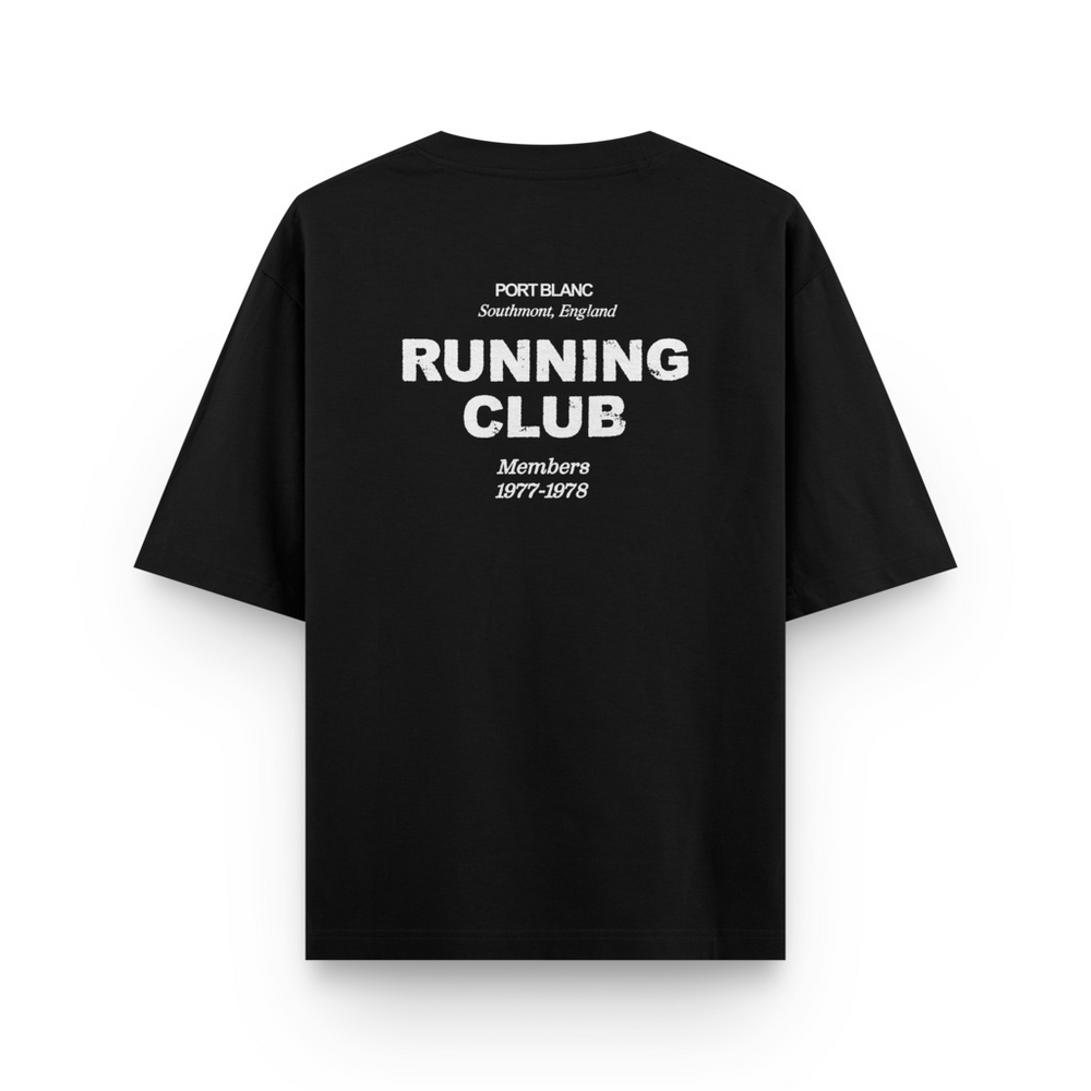 Oversized ''Running'' Preta