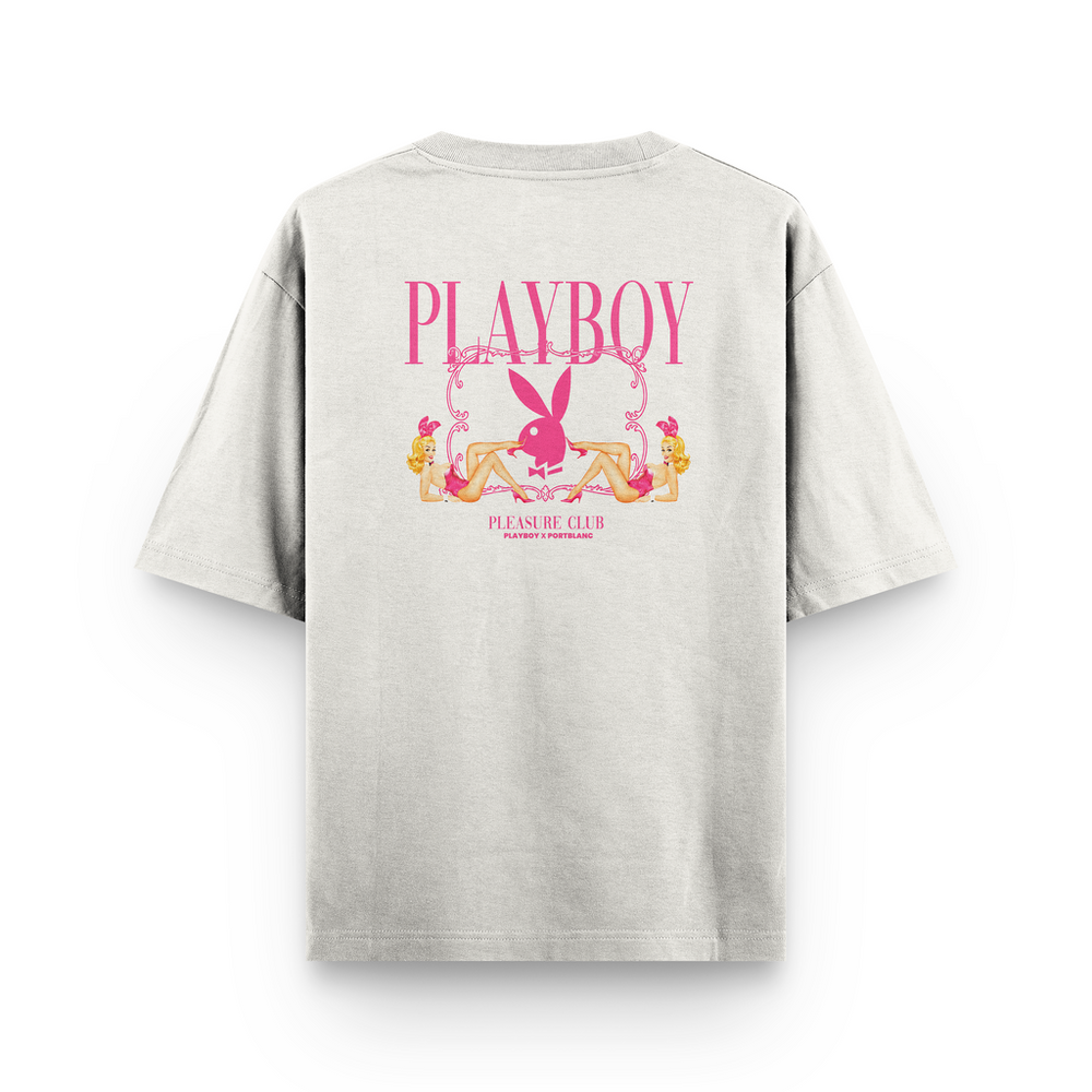 Oversized ''Playboy'' Off White