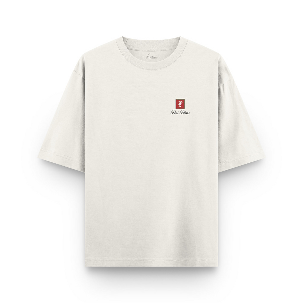 Oversized ''Monogram'' Off White