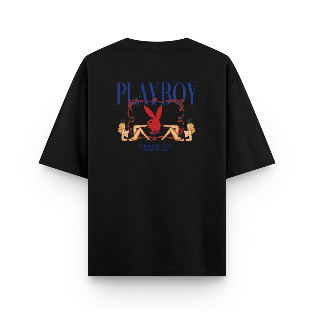 Oversized ''Playboy'' Preta