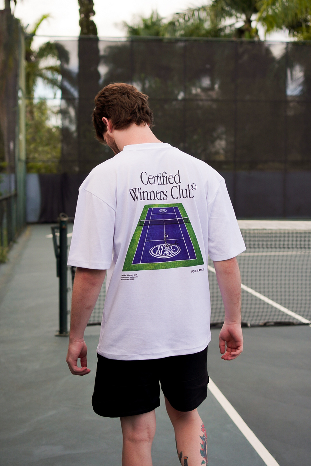 Oversized ''Winners'' Branco