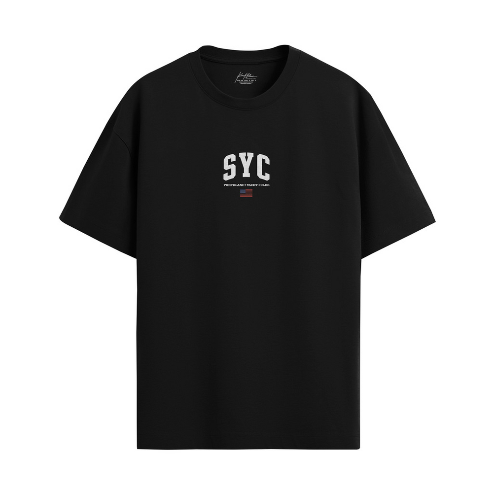 CAMISETA ''SYC'' PRETA