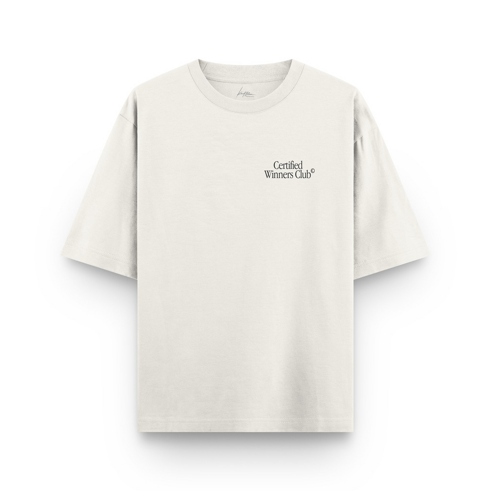 Oversized ''Winners'' Off White