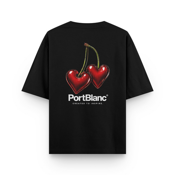Oversized ''Heart'' Preta