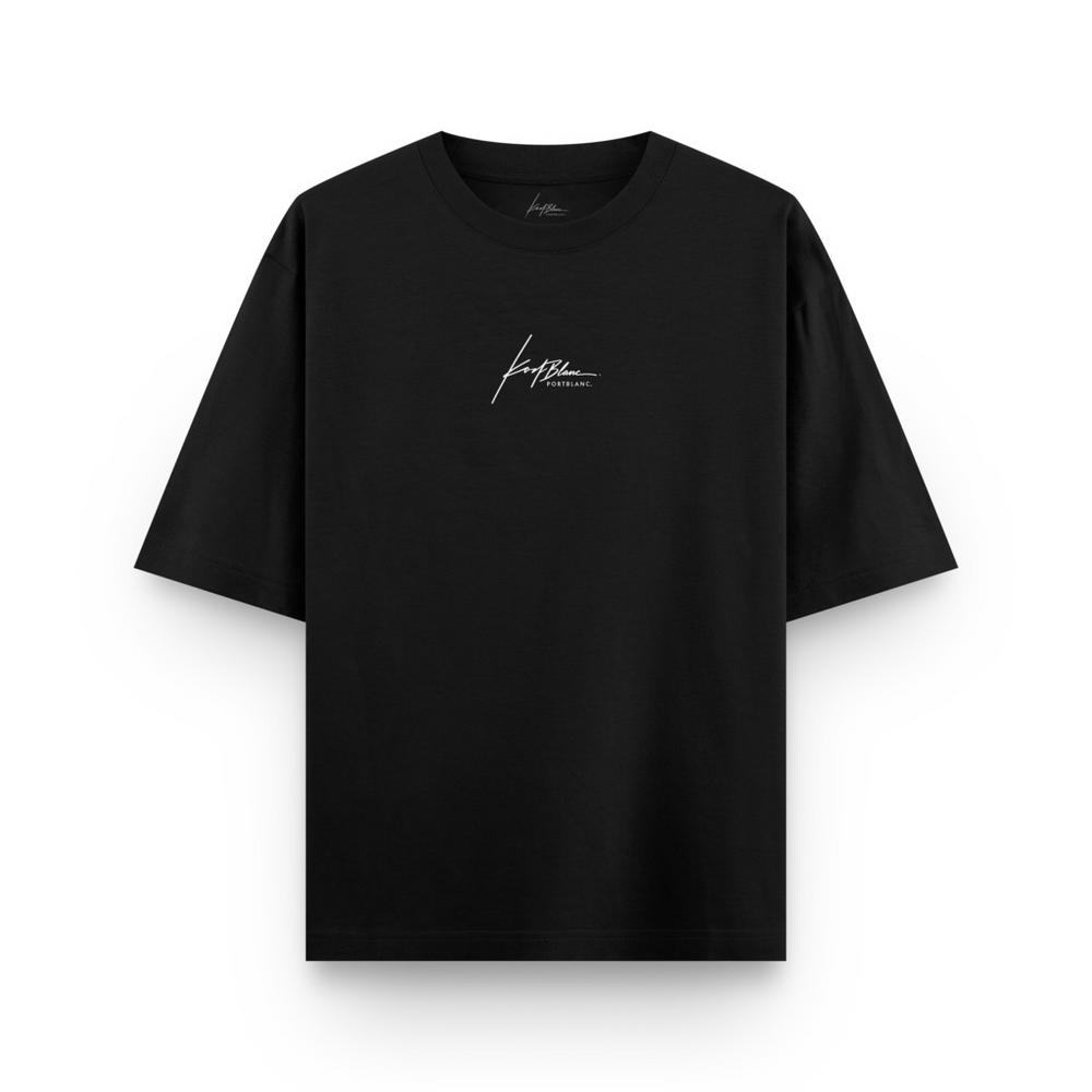 Oversized ''Signature'' Preto