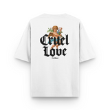 Oversized ''Cruel Love'' Branco