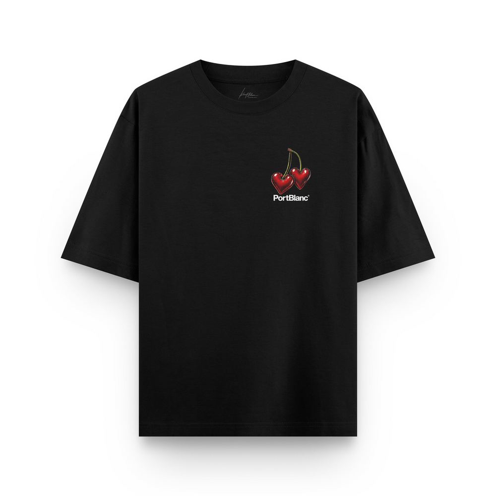Oversized ''Heart'' Preta
