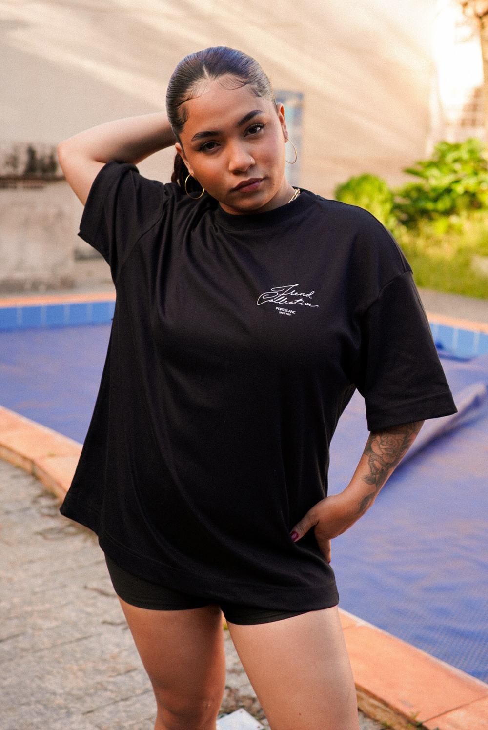 Oversized ''Trend'' Preta
