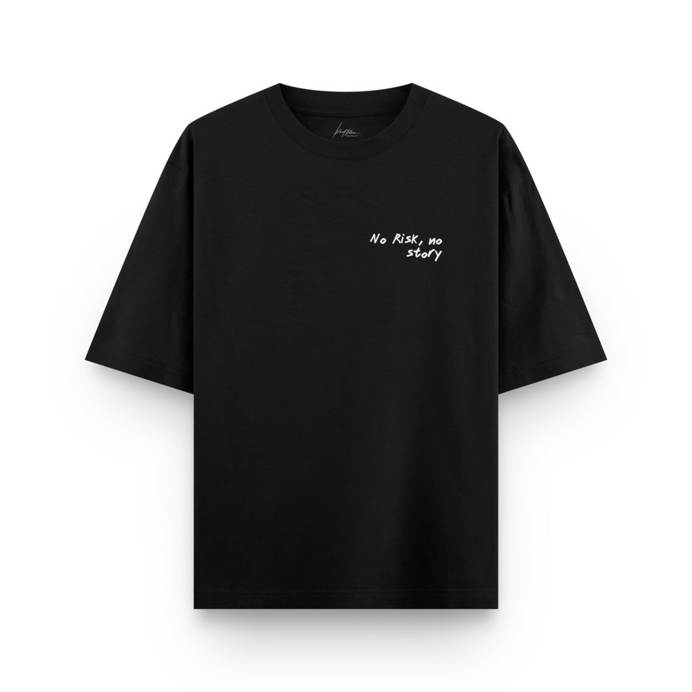 Oversized ''No baby'' Preta