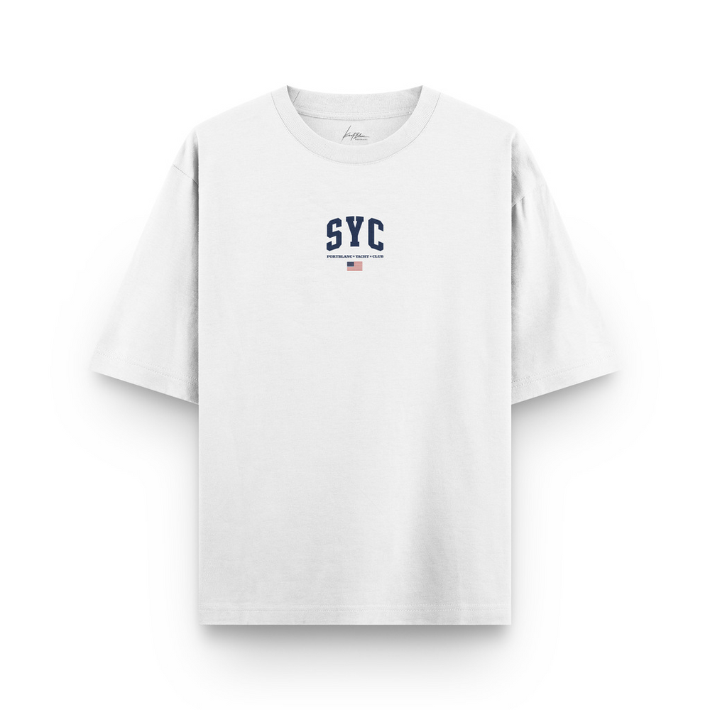 Oversized ''Syc'' Branco