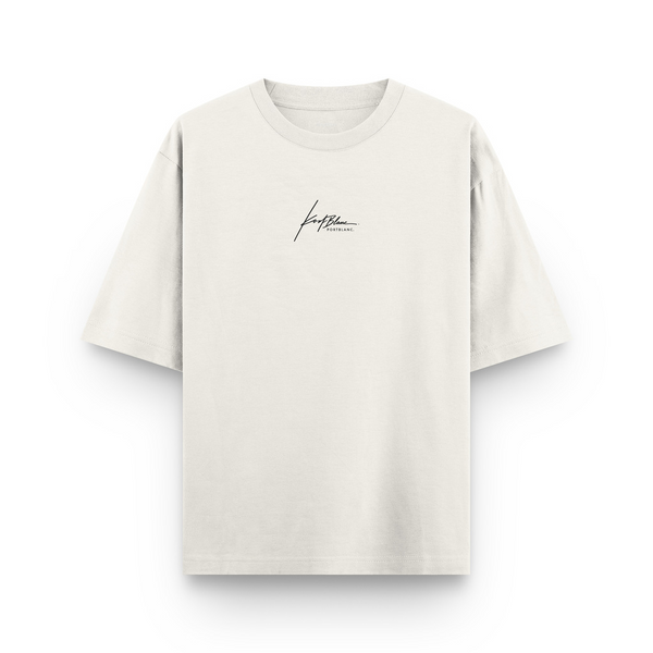 Oversized ''Signature'' Off White