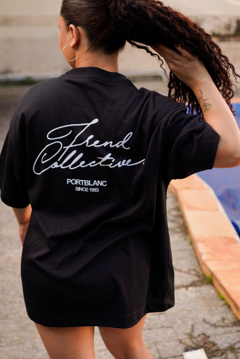 Oversized ''Trend'' Preta