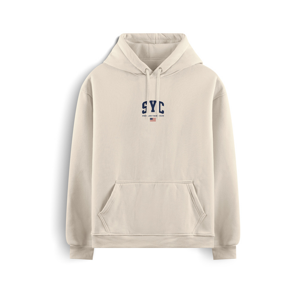 Blusa Moletom ''SYC" Off White