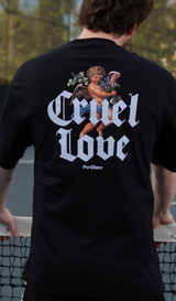 Oversized ''Cruel Love'' Preta