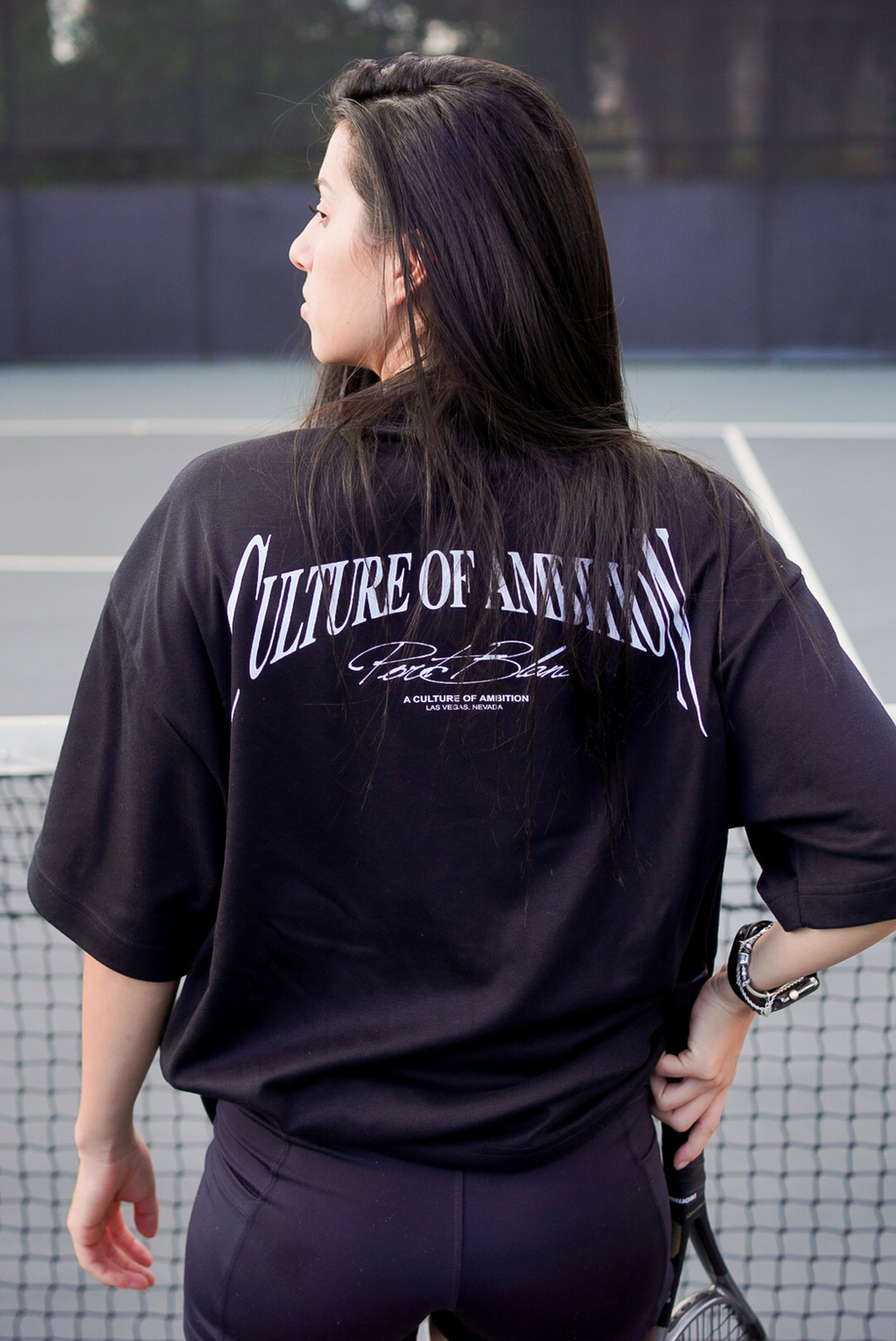 Oversized ''Ambition'' Preto